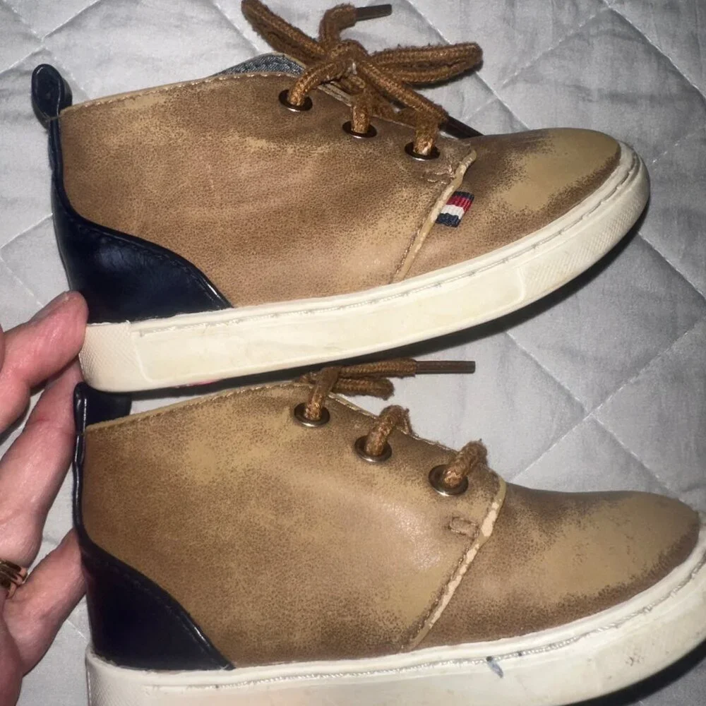 Tommy Hilfiger Ken Chukka boot cognac‎ kids 7